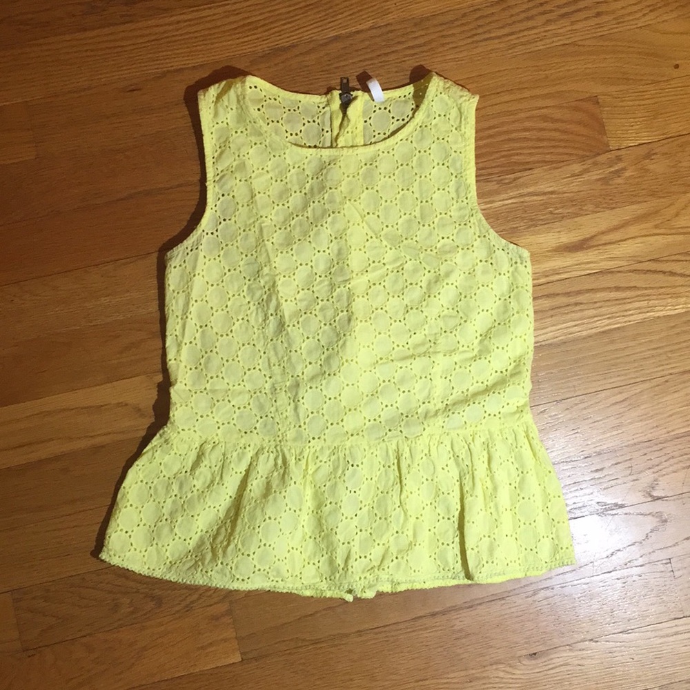 Peplum Tank Top